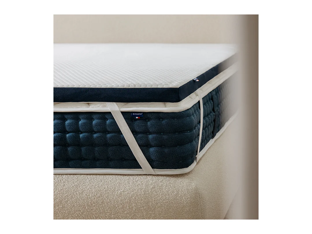 Surmatelas mémoire de forme 200x200 épais 7cm