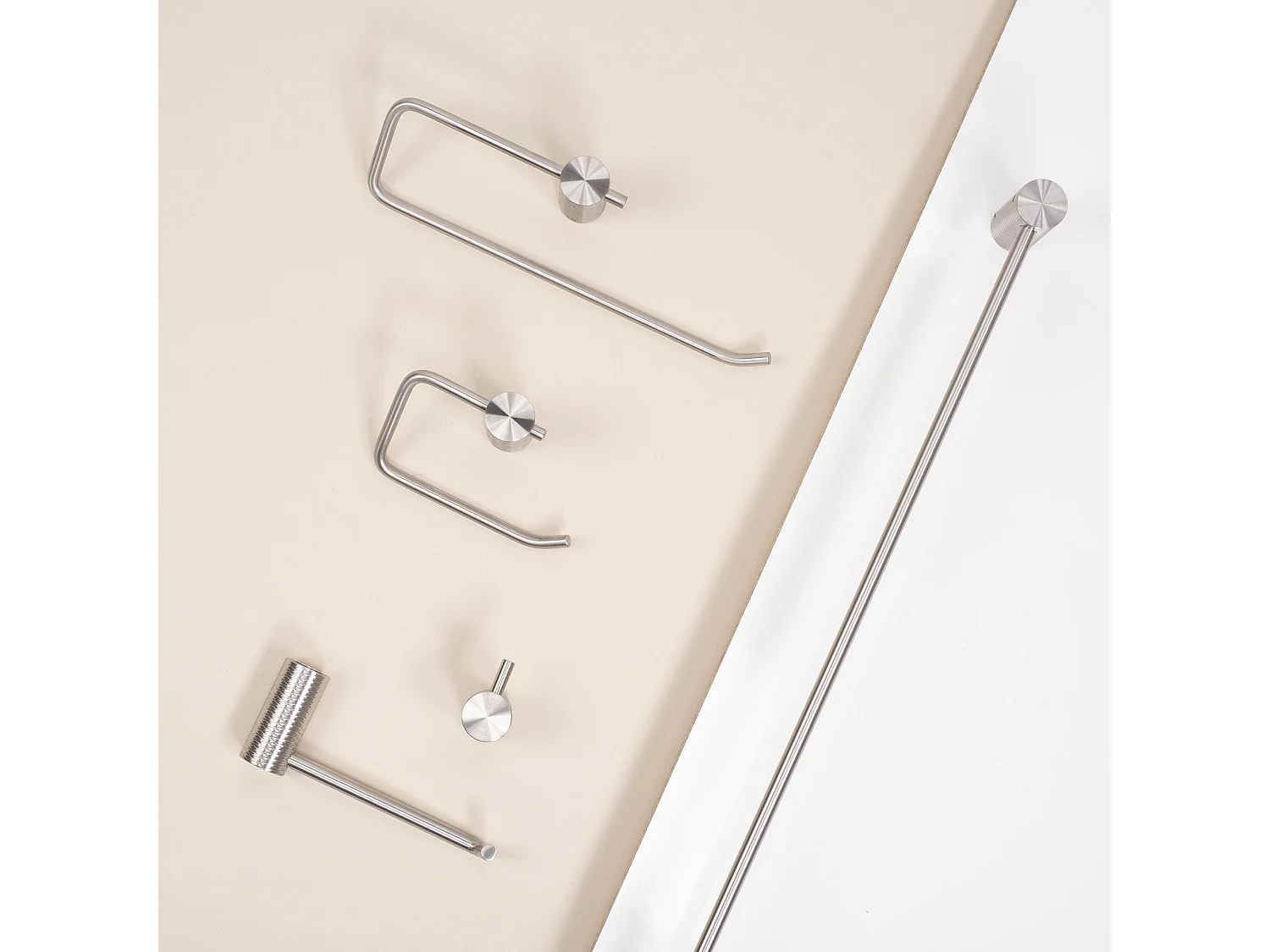 Porte-Serviette Rea 9710 Prism Brush Nickel