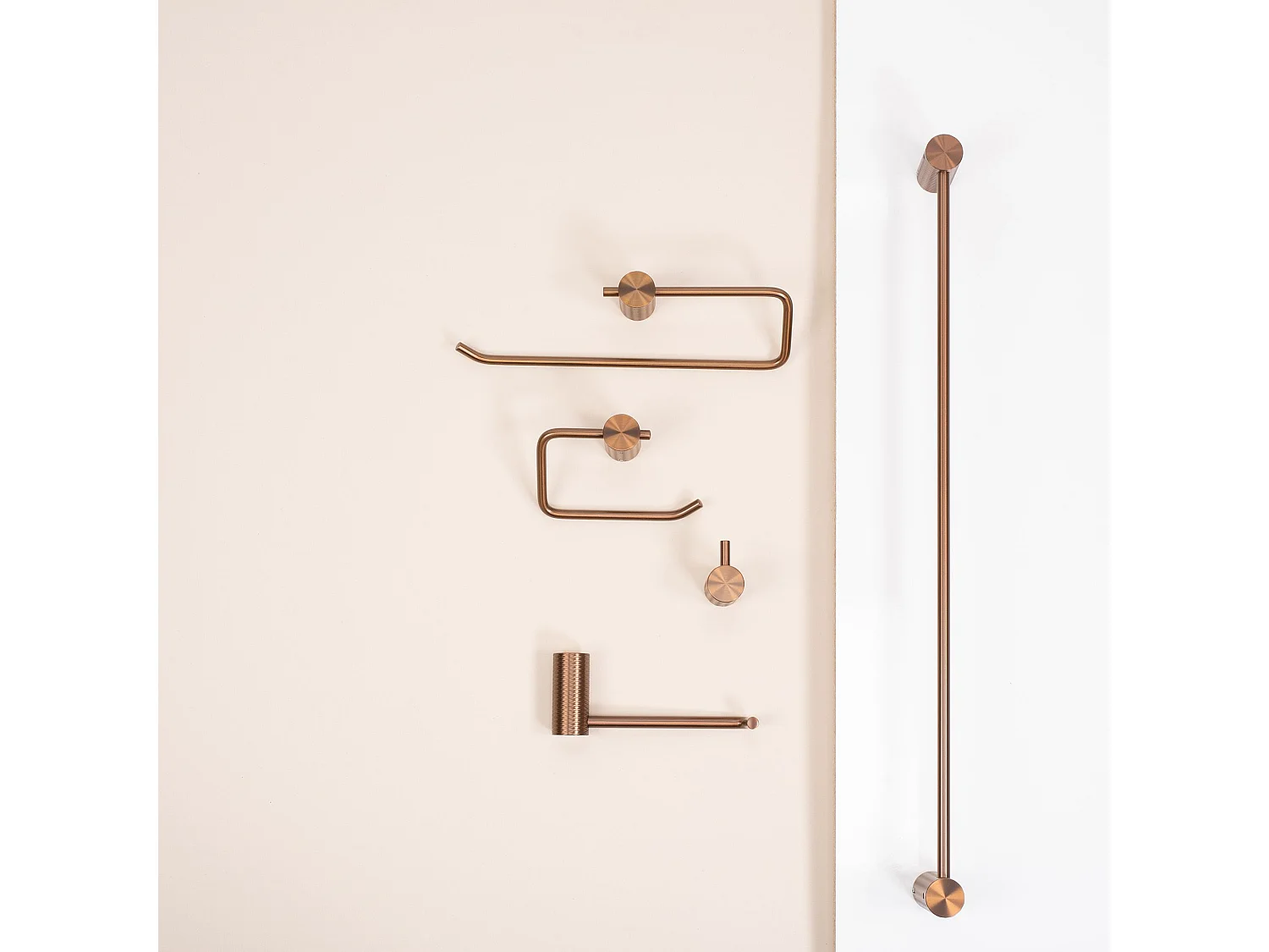 Porte-Serviette Rea 9710 Prism Brush Copper