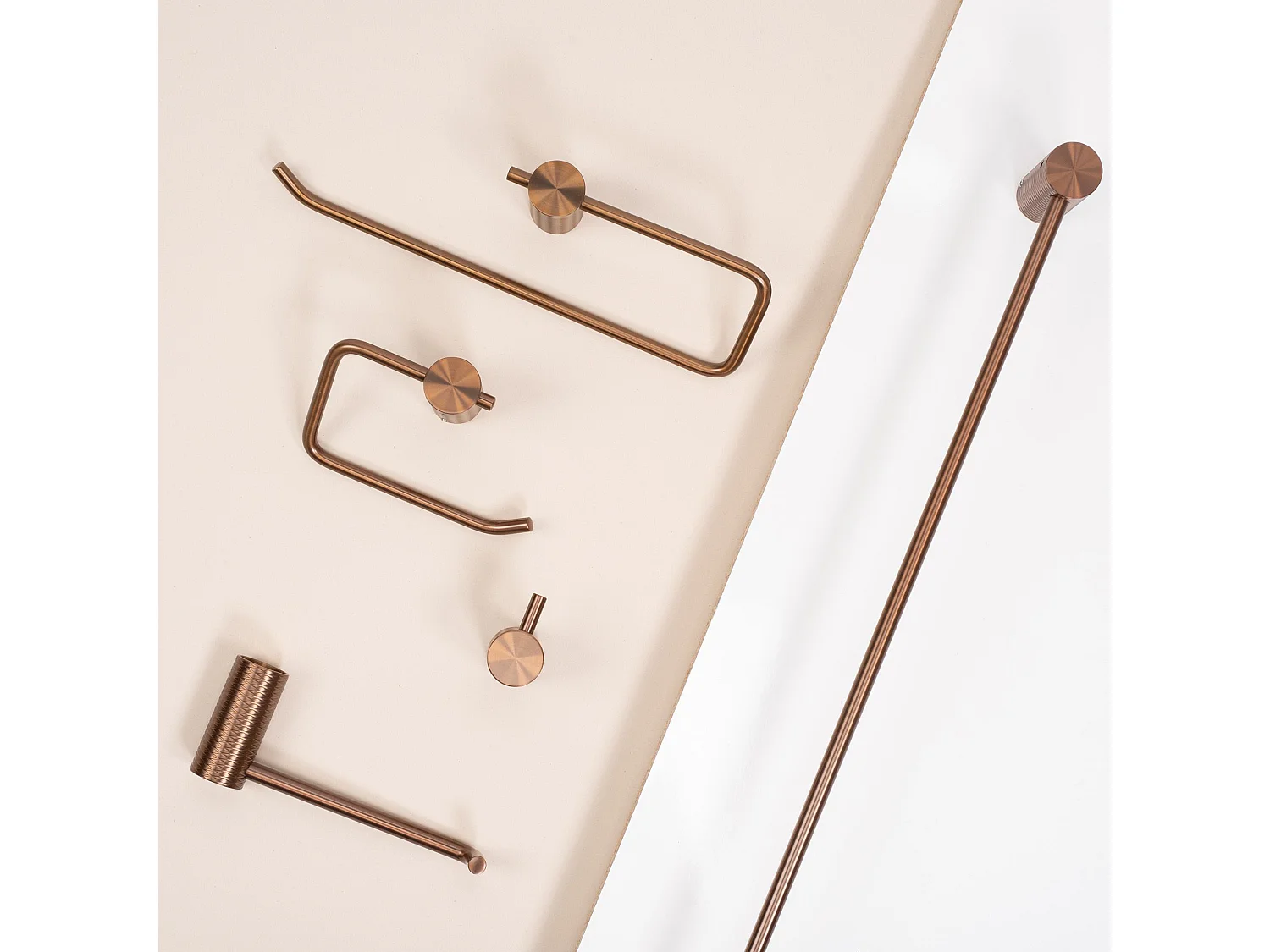 Porte-Serviette Rea 9710 Prism Brush Copper