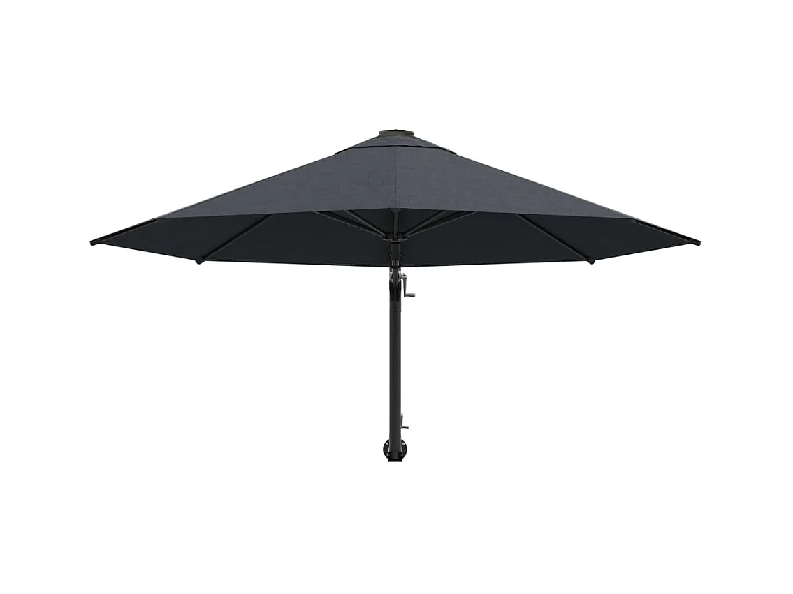 Berkeley  Parasol mural avec mât métallique 300 cm Anthracite