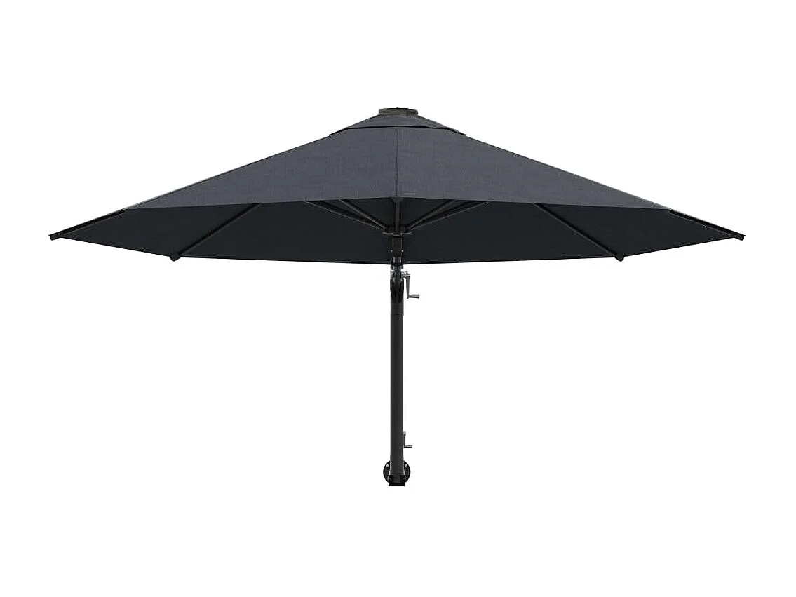 Berkeley  Parasol mural avec mât métallique 300 cm Anthracite