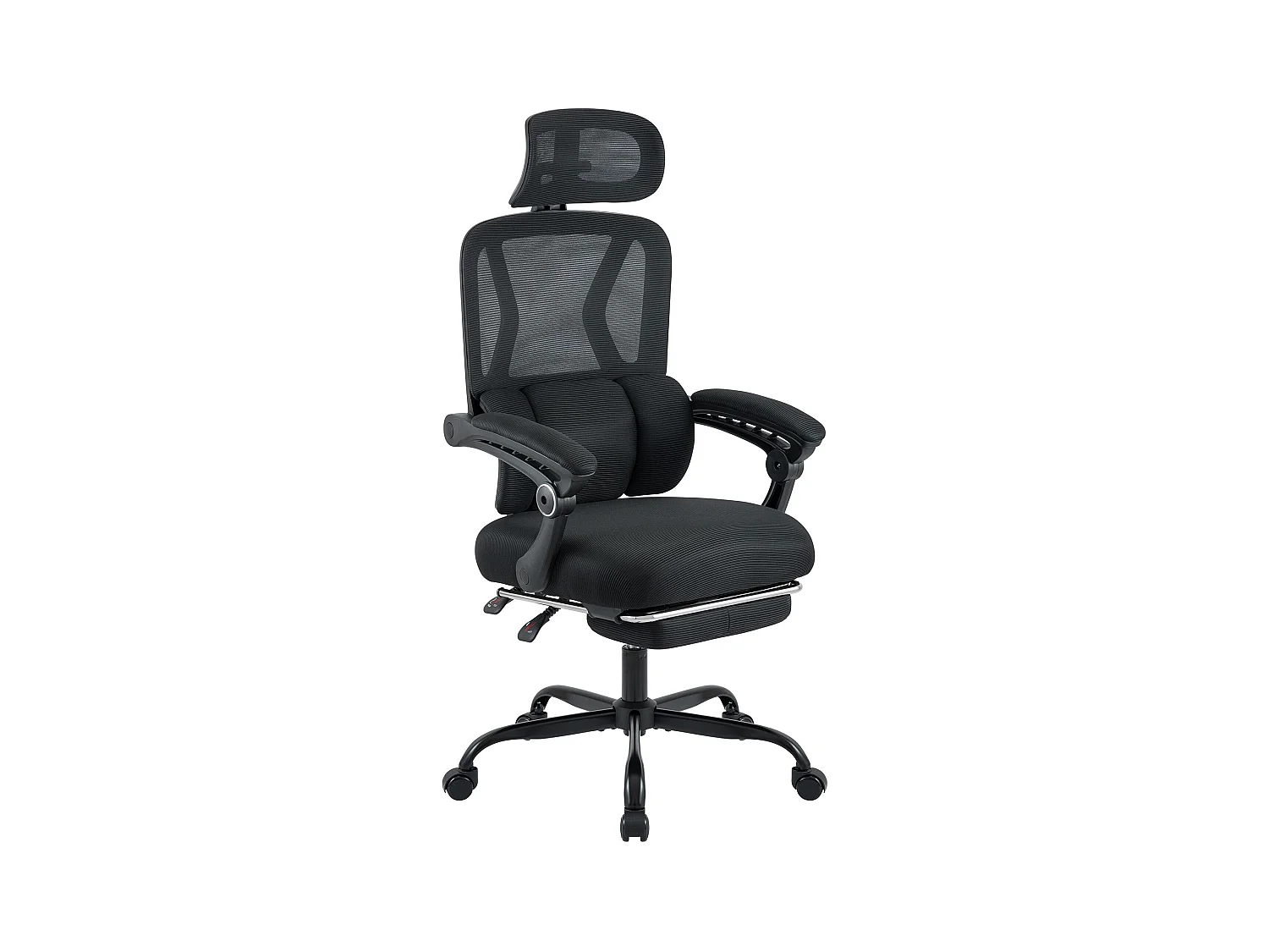 Chaise de bureau - Plastique - Noir - Liberton