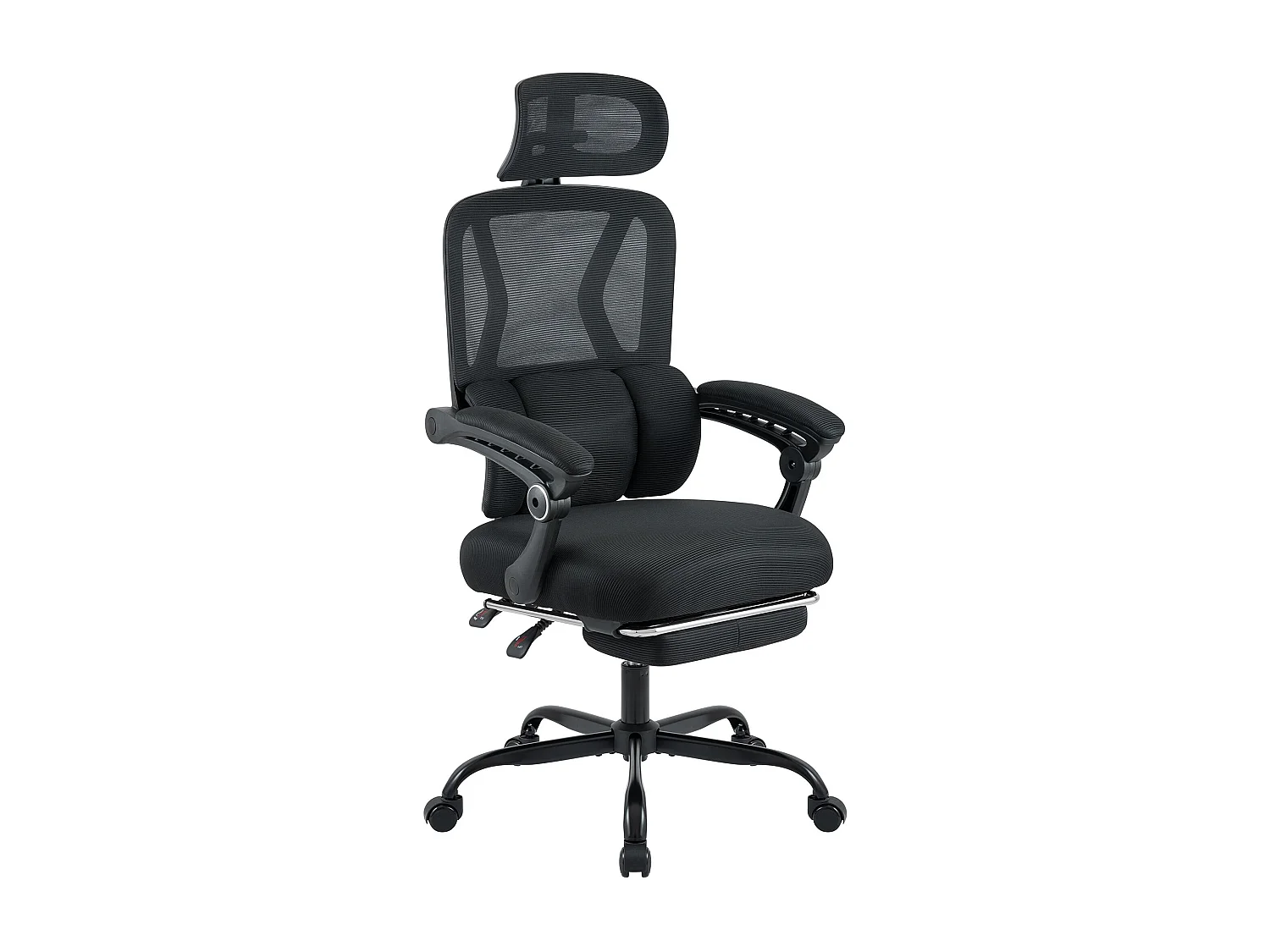 Chaise de bureau - Plastique - Noir - Liberton