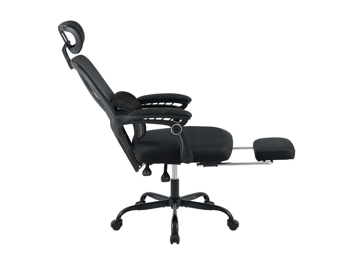 Chaise de bureau - Plastique - Noir - Liberton