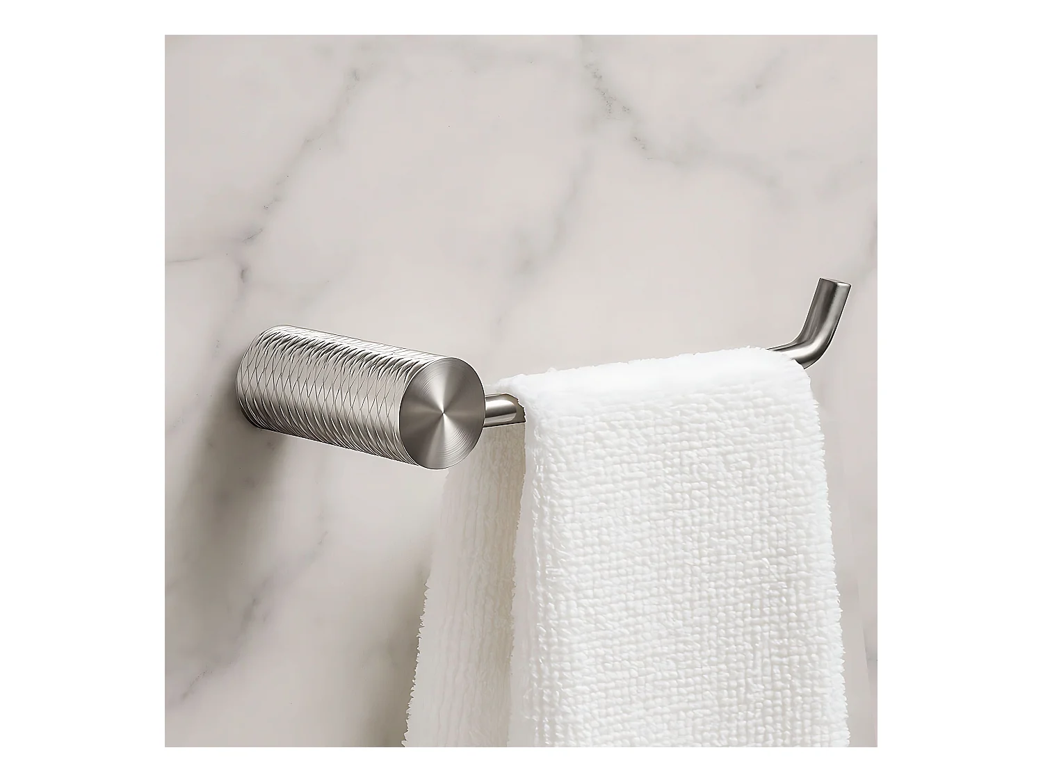 Toalheiro Rea 9711A Prism Brush Steel