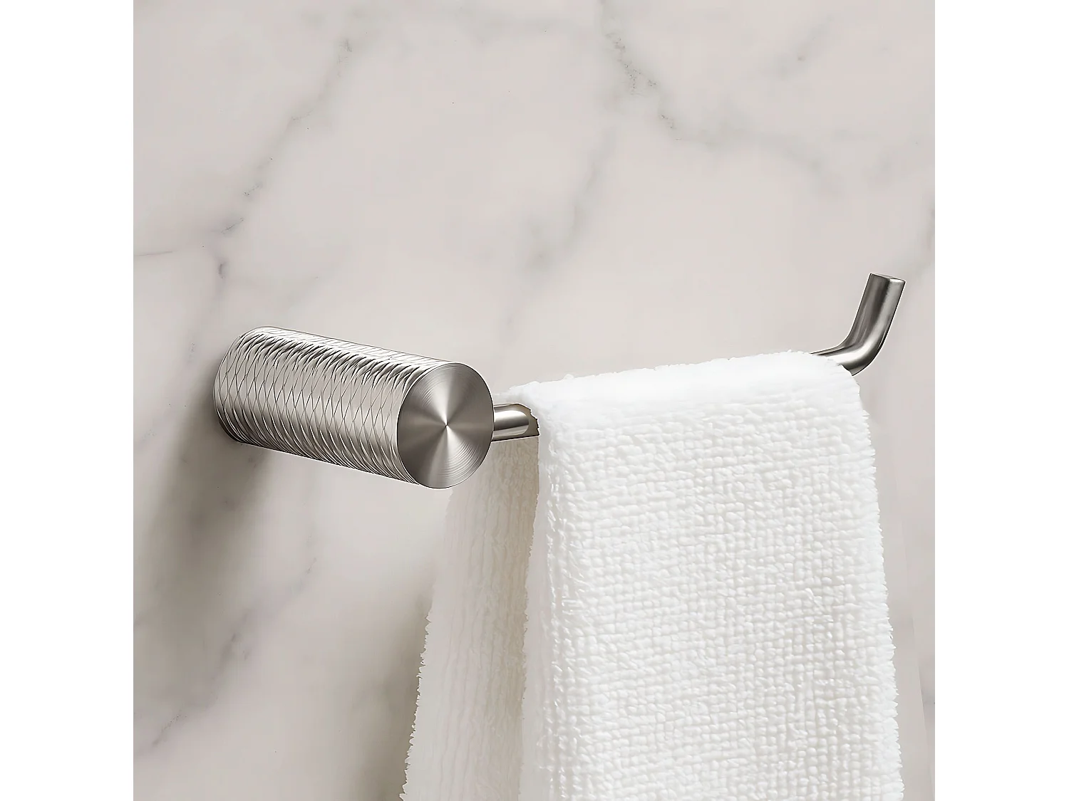 Porte-Serviette Rea 9711A Prism Brush Steel