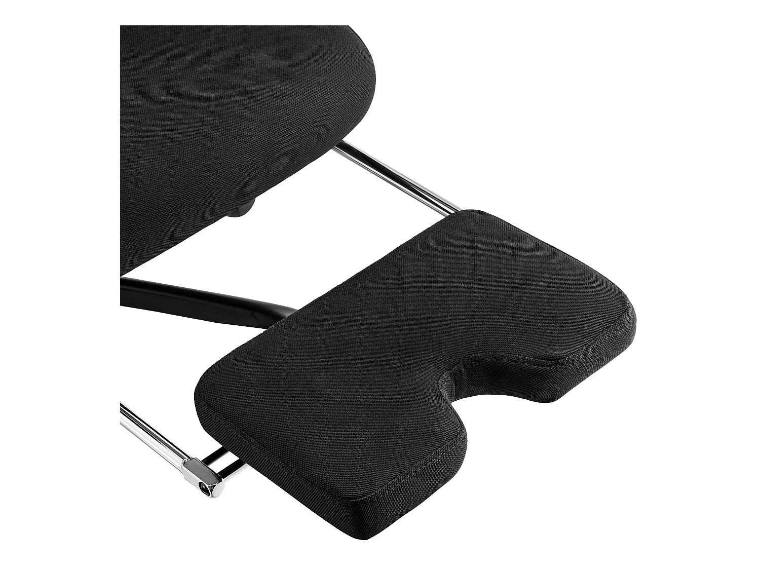 Chaise de bureau - Tissu - Noir - Mankato