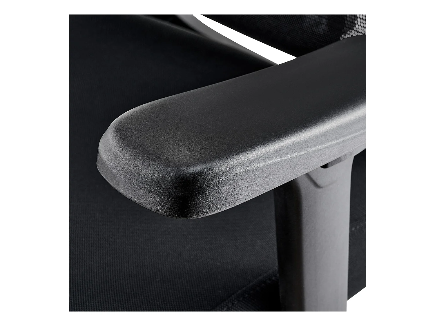 Chaise de bureau - Tissu - Noir - Mankato