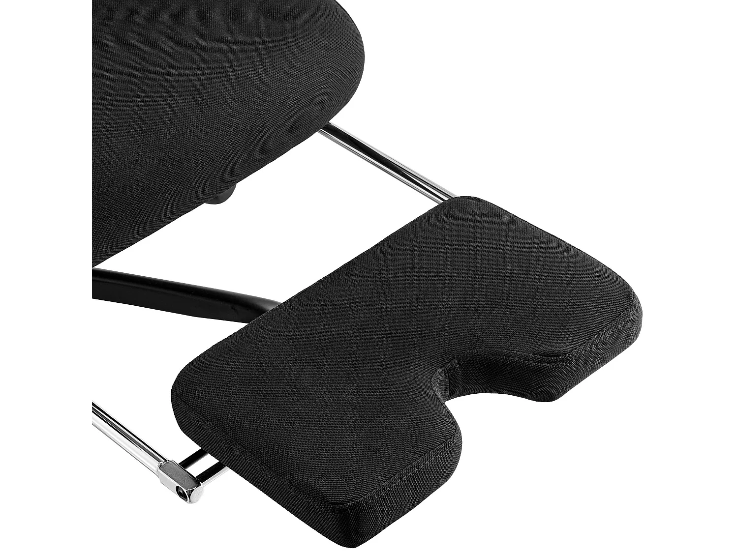 Chaise de bureau - Tissu - Noir - Mankato