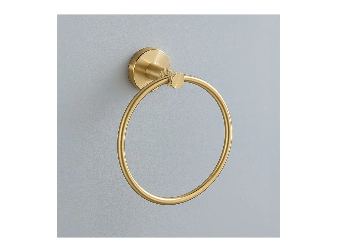 Percha De Baño Rea 6610 Modern Brush Gold