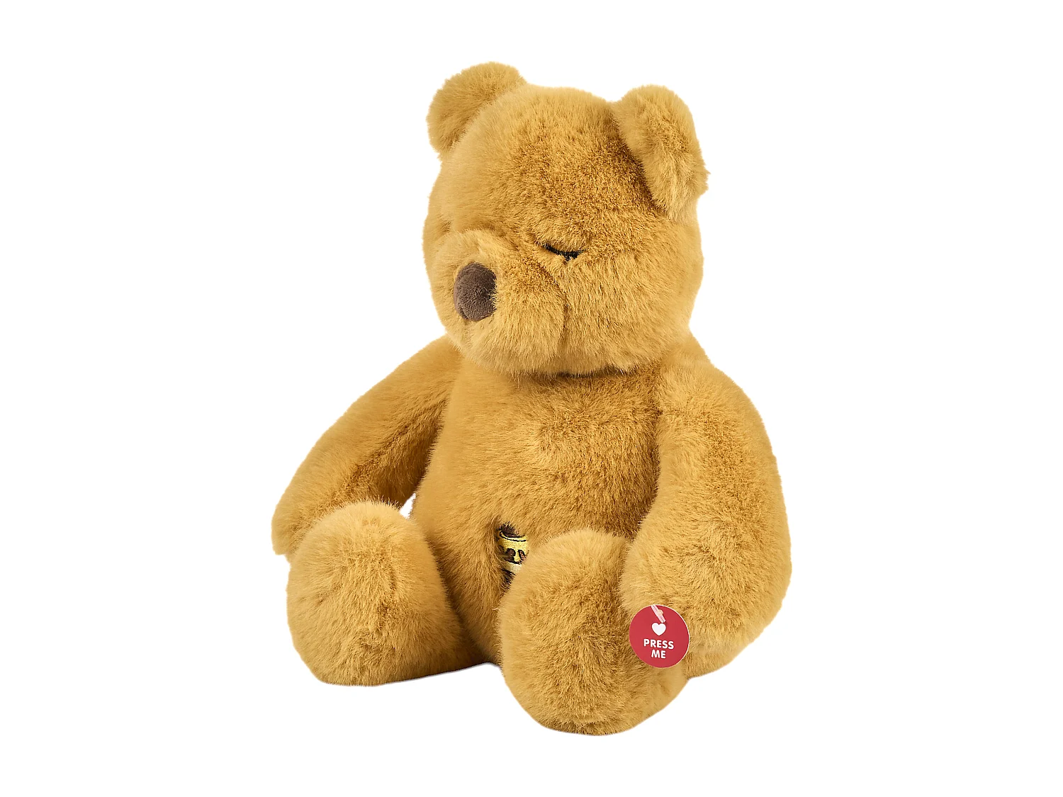 Peluche Ourson Ronfleur A Piles Marron