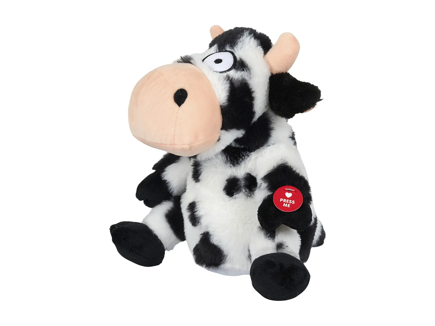 Peluche Vache noir et blanc