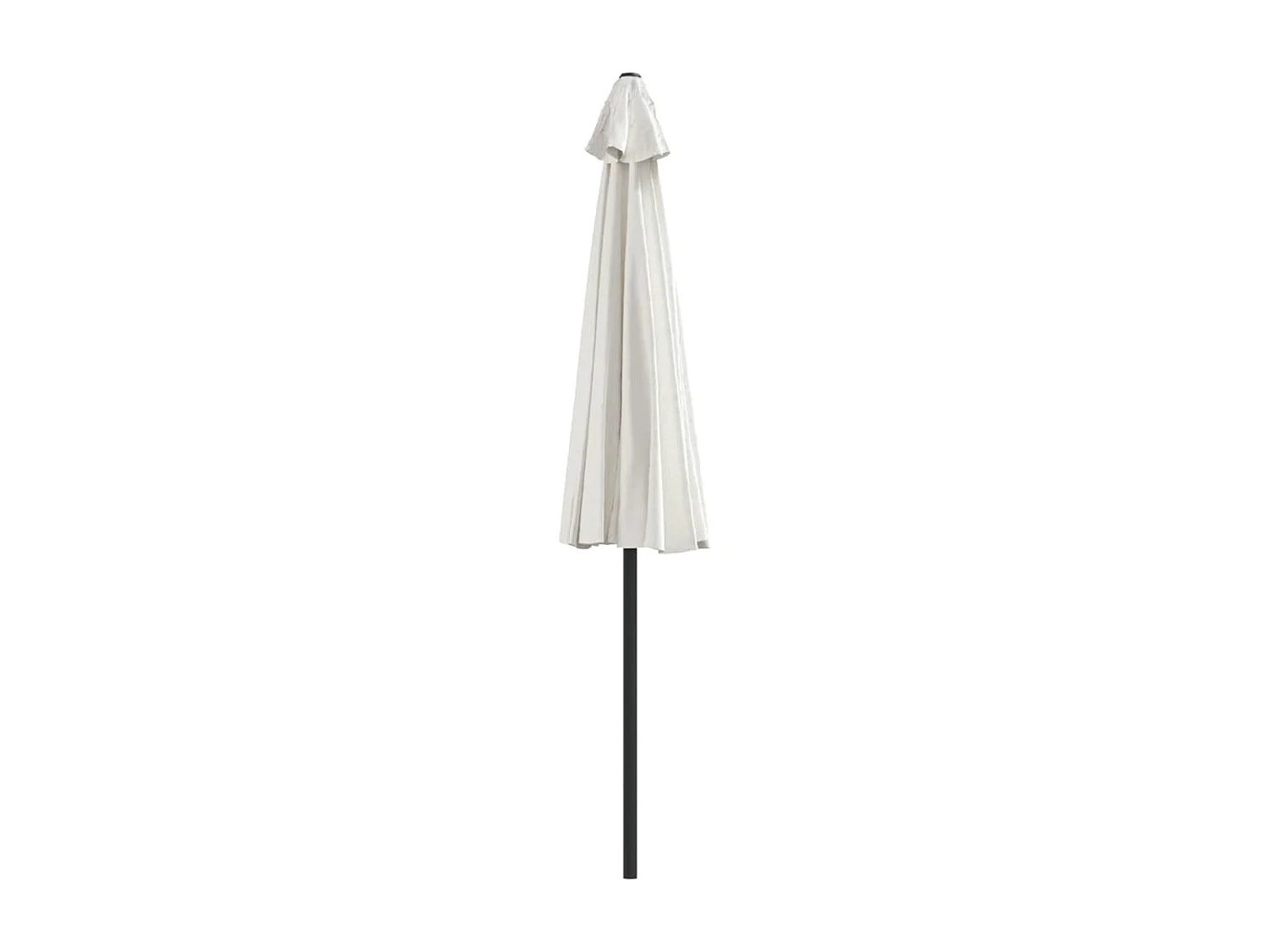 Vilde Kristine  Balkonparasol half met aluminium paal 270x144 cm zandkleurig