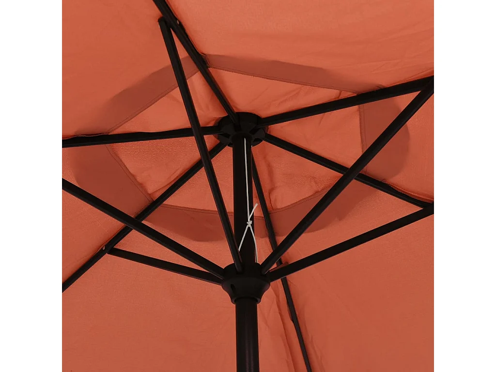 Marano di Napoli  Parasol Terre cuite 200x224 cm Aluminium
