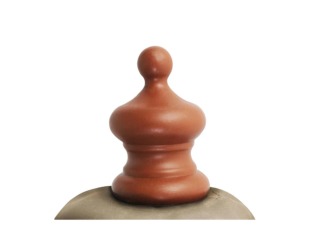 Hollywood  Parasol d'extérieur avec mât en bois 350 cm Taupe