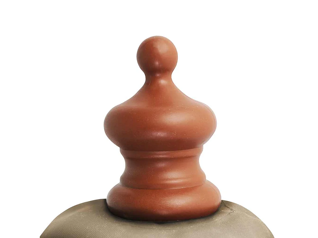 Hollywood  Parasol d'extérieur avec mât en bois 350 cm Taupe