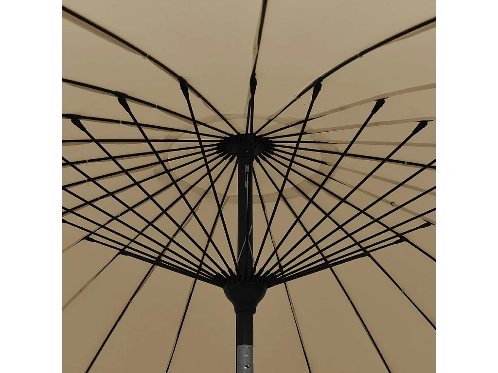 Castlefleming  Parasol met aluminium paal 270 cm taupe
