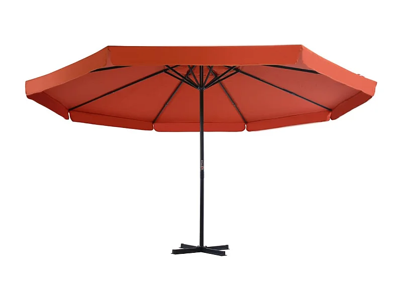Roeland  Parasol met aluminium paal 500 cm terracottakleurig