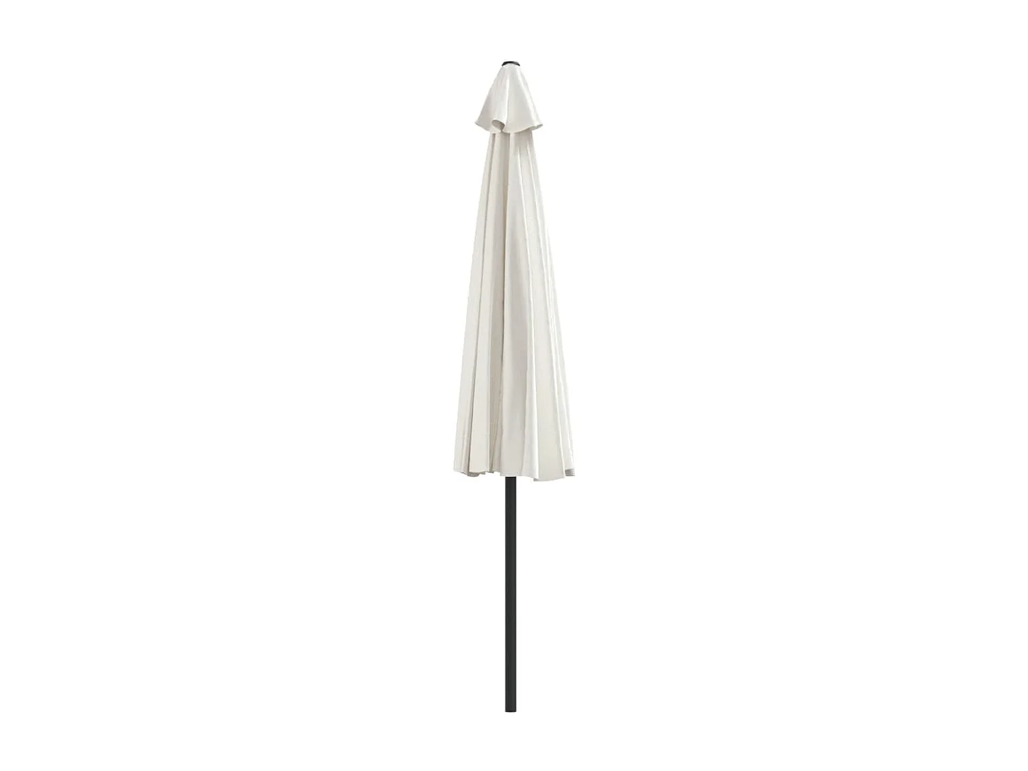 Vilde Kristine  Balkonparasol half met aluminium paal 300x155 cm zandkleurig