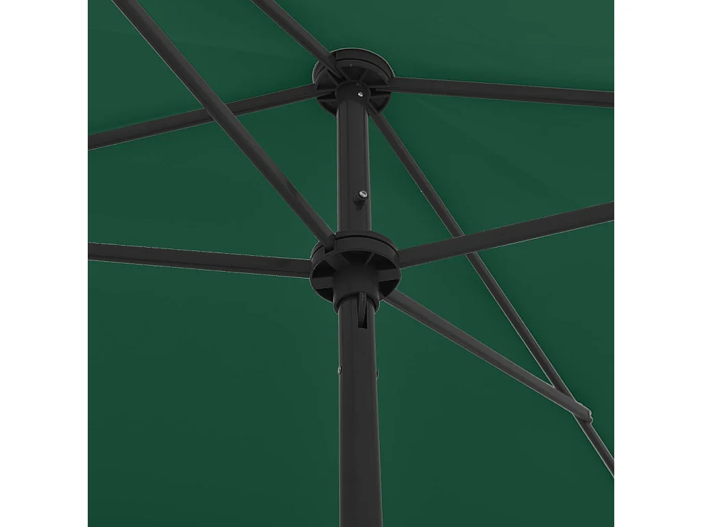 Roxanne  Strandparasol 200x125 cm groen