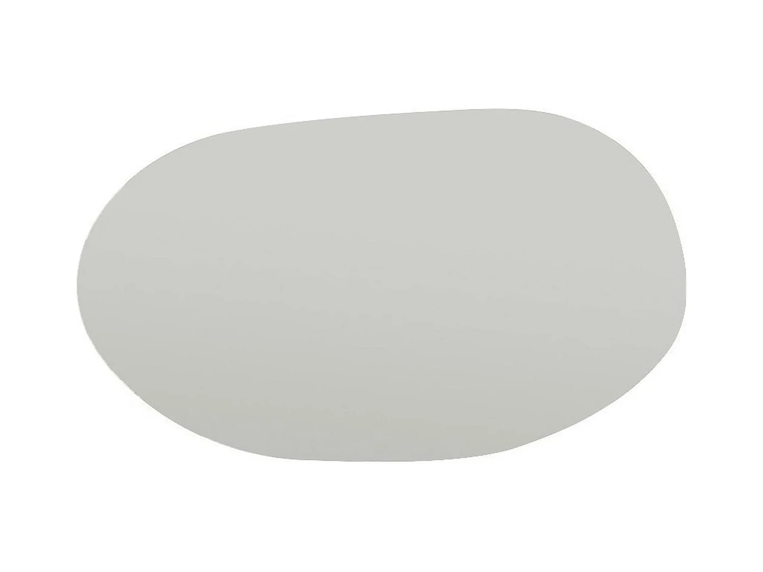 Miroir design organique forme galet 89 cm - style naturel CODY