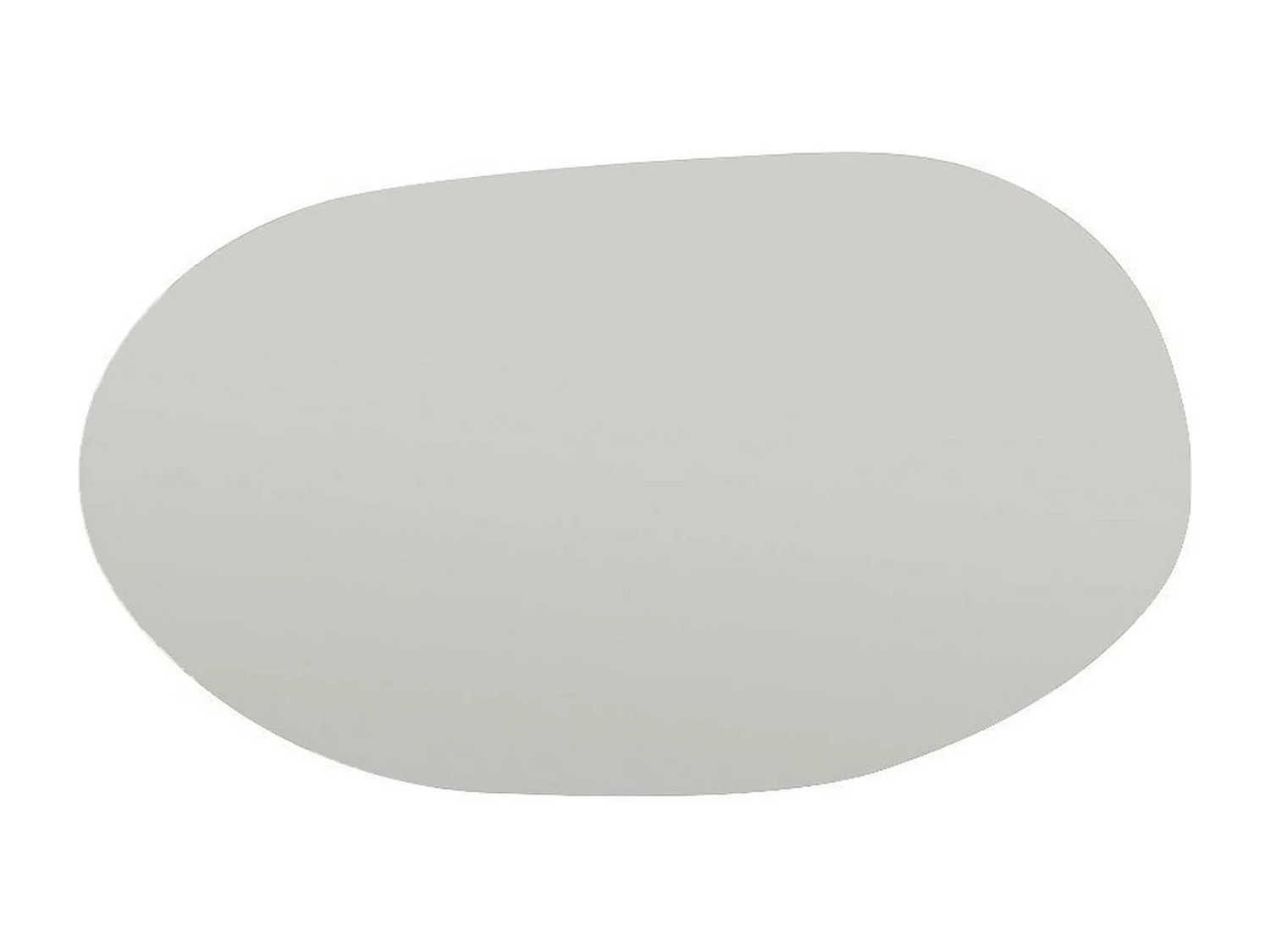 Miroir design organique forme galet 89 cm - style naturel CODY