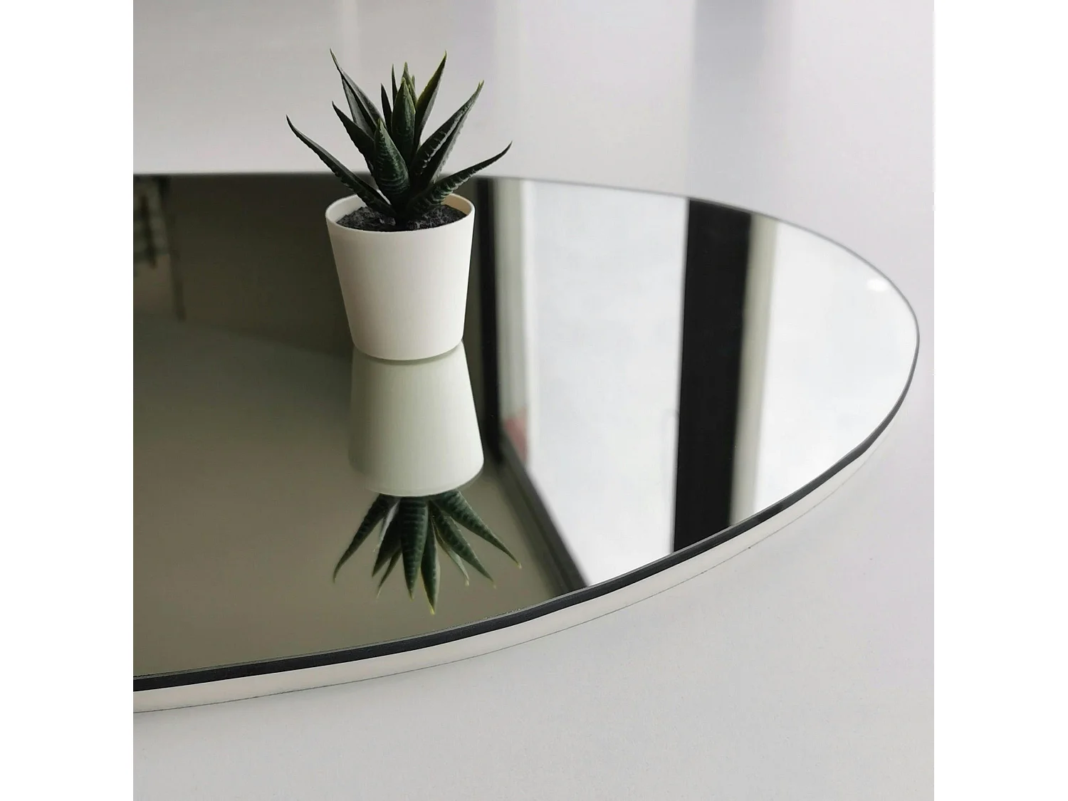 Miroir d'entrée organique 90 cm - style scandinave CODY