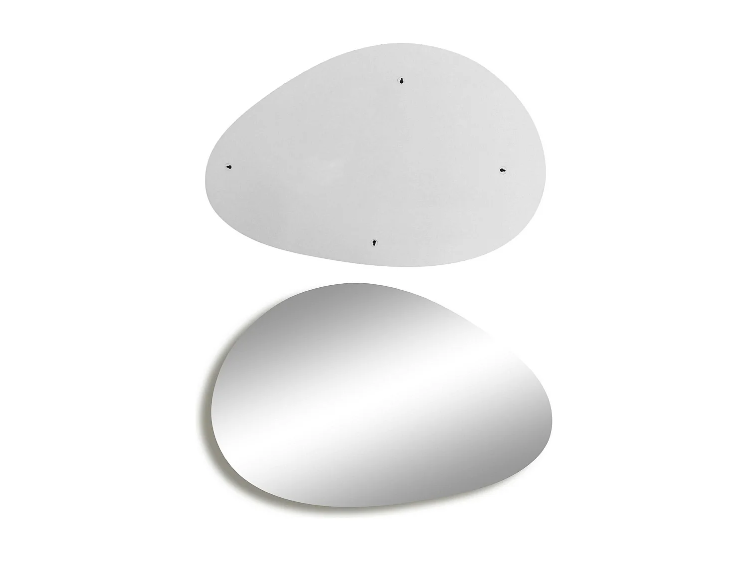 Miroir salon organique 90 cm - style scandinave CODY