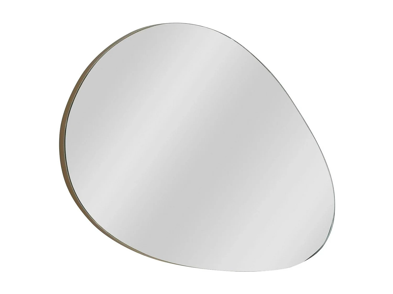 Miroir salon organique 90 cm - style scandinave CODY