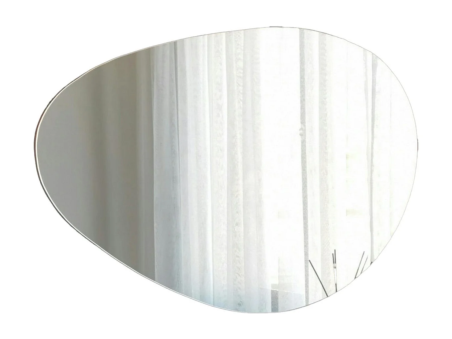 Miroir mural organique forme galet 76 cm - style design CODY