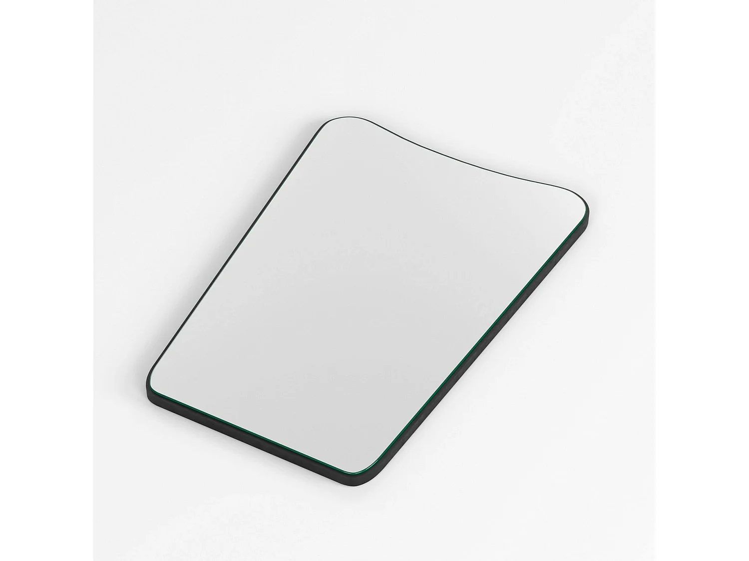 Miroir mural moderne asymétrique 70 cm - style organique CODY