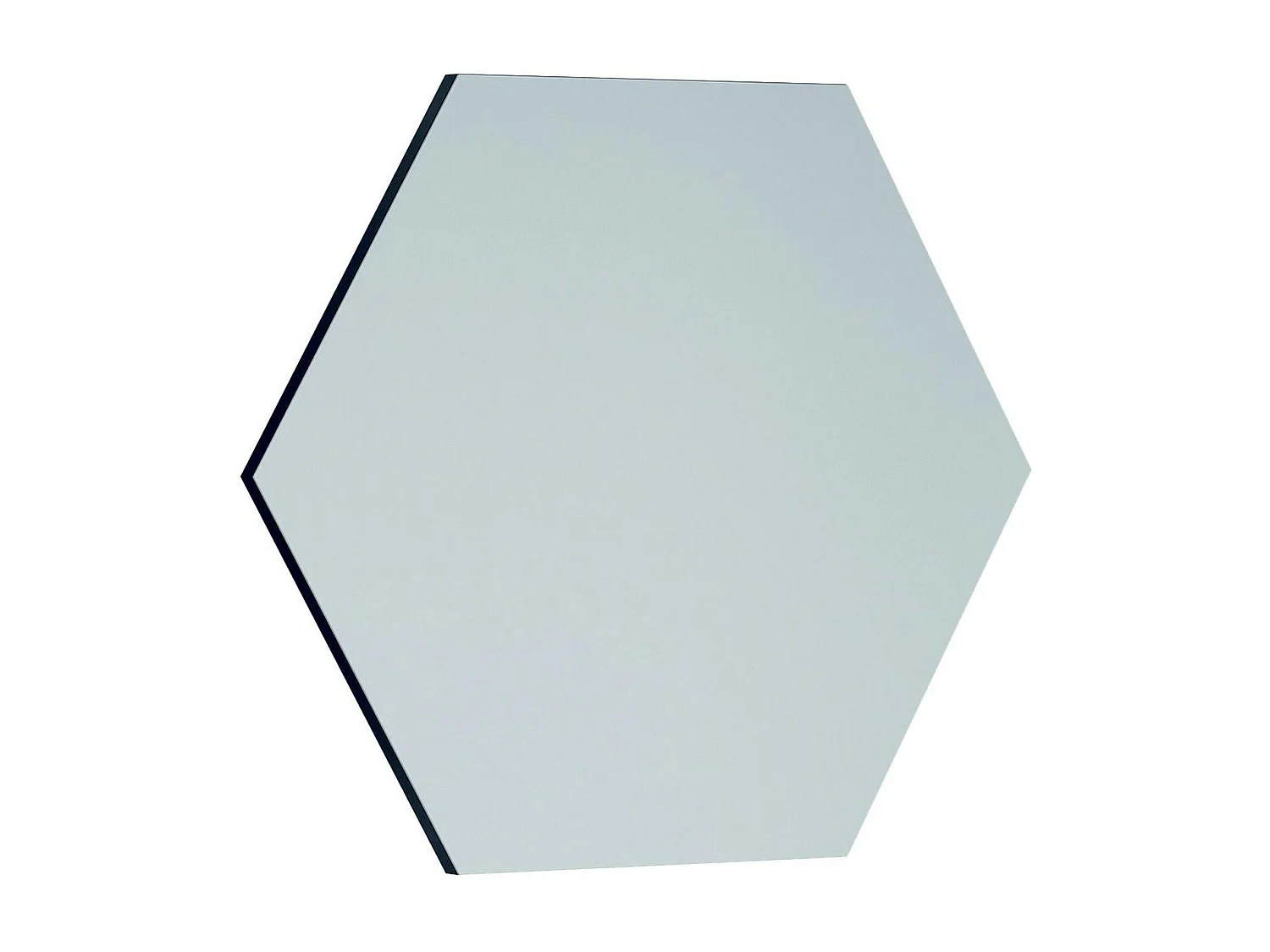 Miroir mural design graphique - forme hexagonale CODY