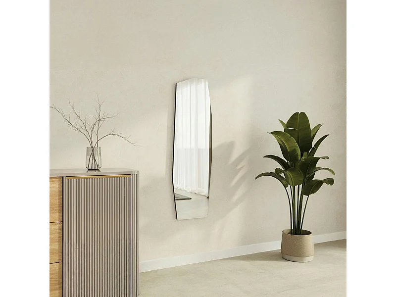Miroir mural design - forme géométrique 120 cm CODY