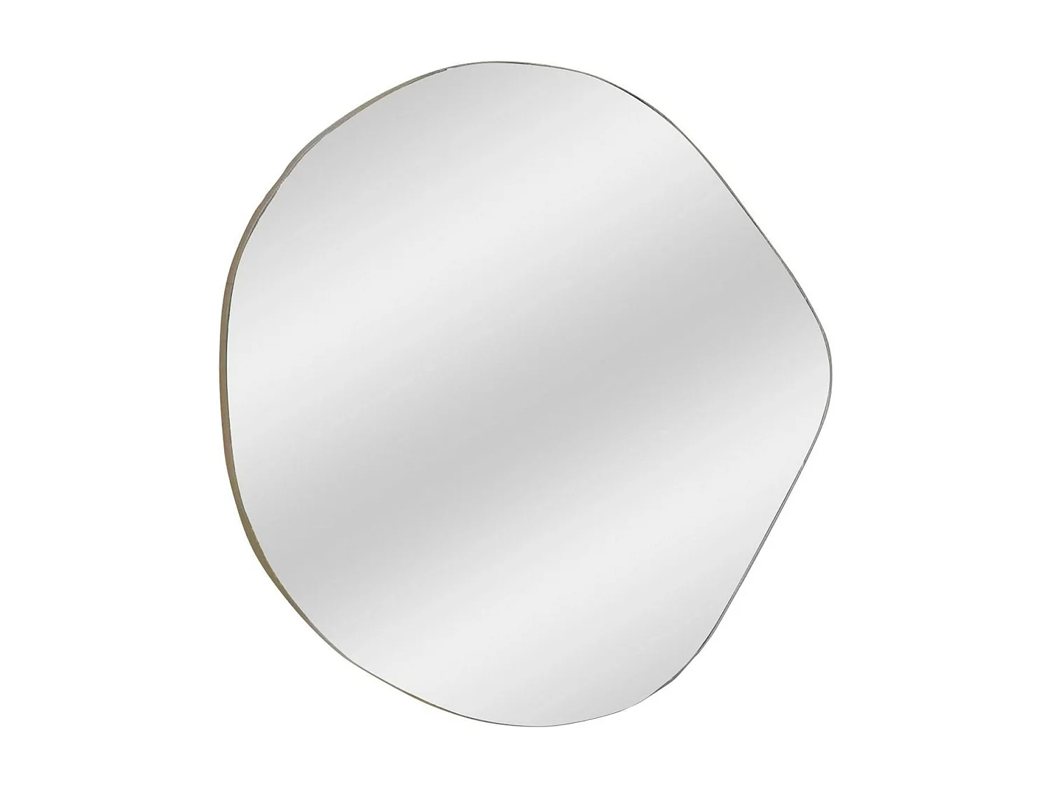 Miroir rond organique 70 cm - style scandinave CODY
