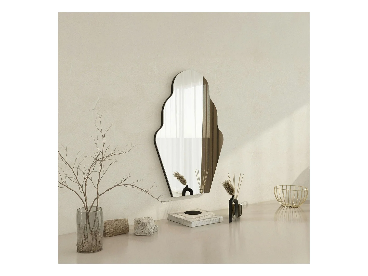 Miroir enfant mural - forme ludique cupcake 70 cm CODY