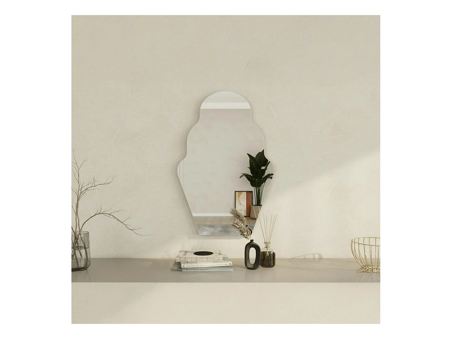 Miroir enfant mural - forme ludique cupcake 70 cm CODY