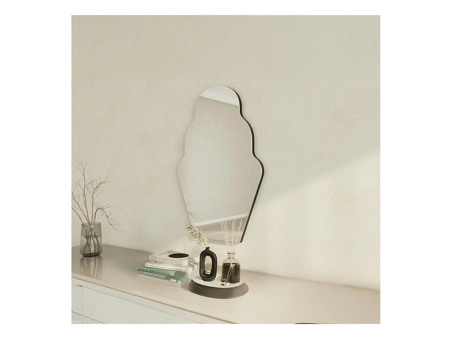 Miroir enfant mural - forme ludique cupcake 70 cm CODY