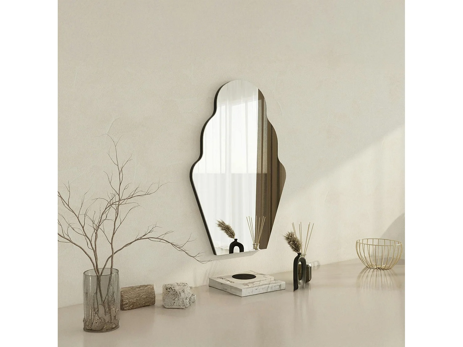 Miroir enfant mural - forme ludique cupcake 70 cm CODY