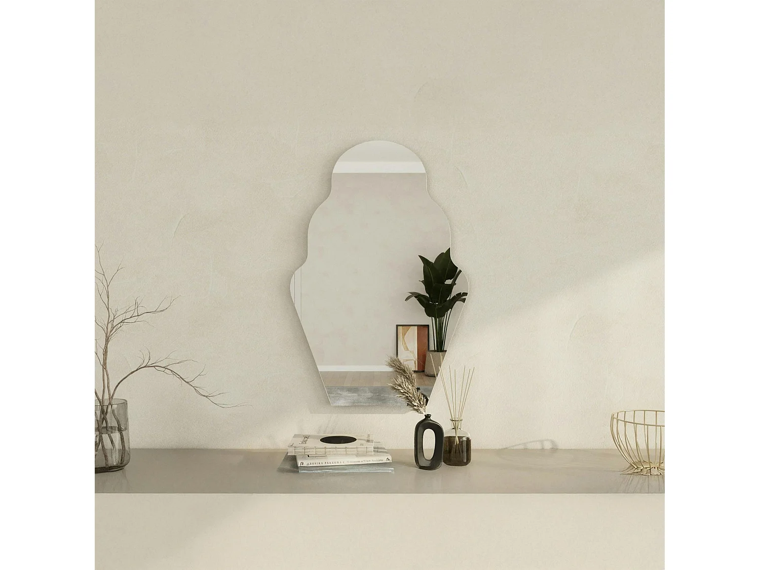 Miroir enfant mural - forme ludique cupcake 70 cm CODY