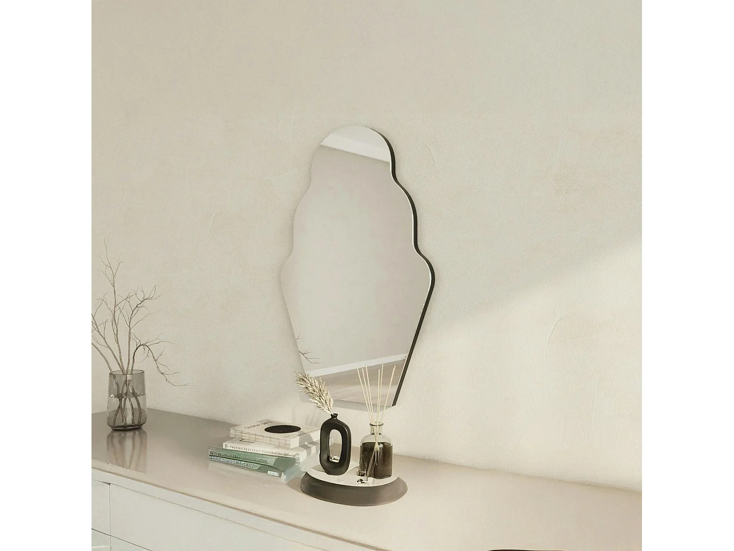 Miroir enfant mural - forme ludique cupcake 70 cm CODY