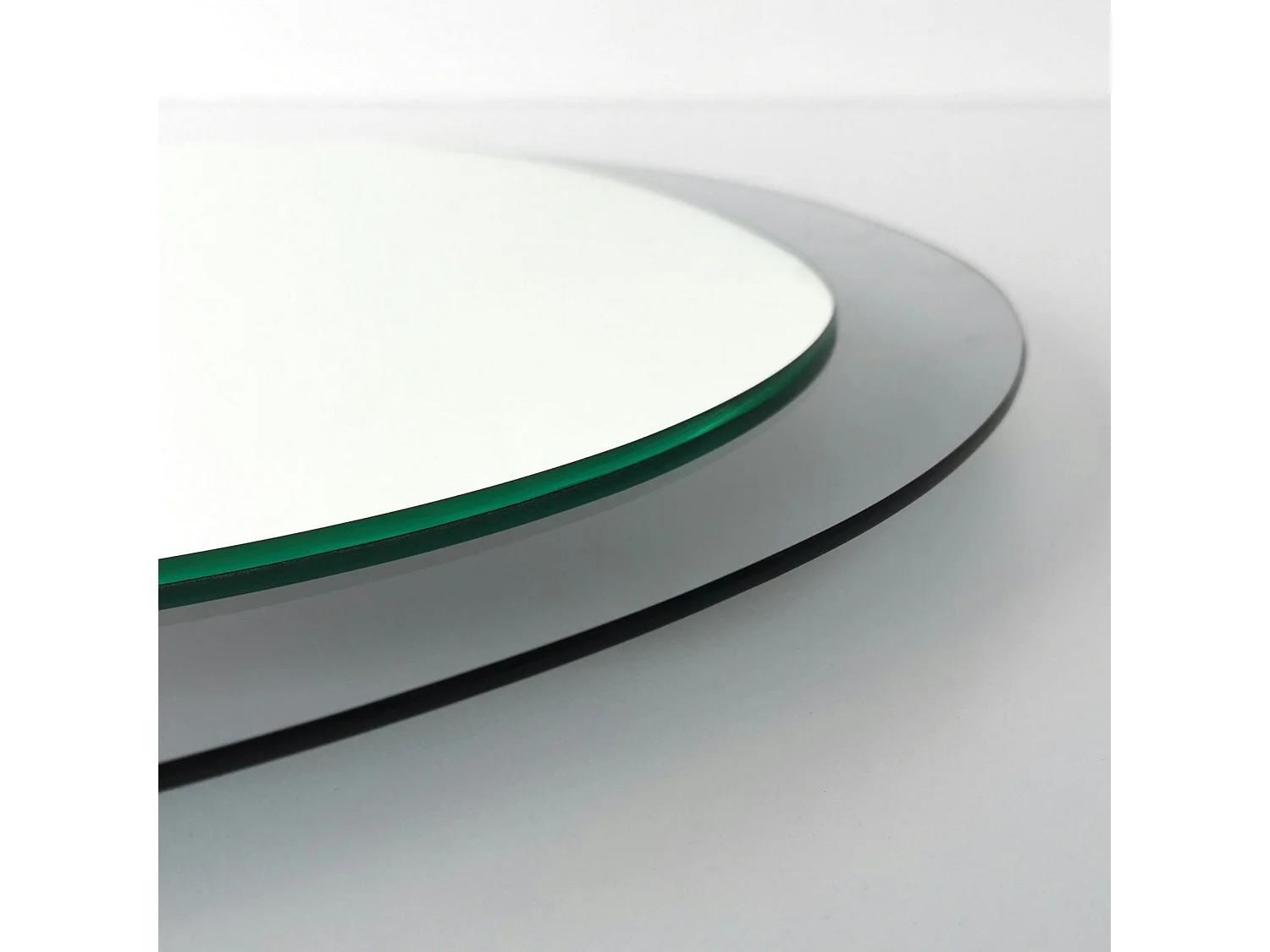 Miroir design organique cadre verre fumé 75 cm CODY