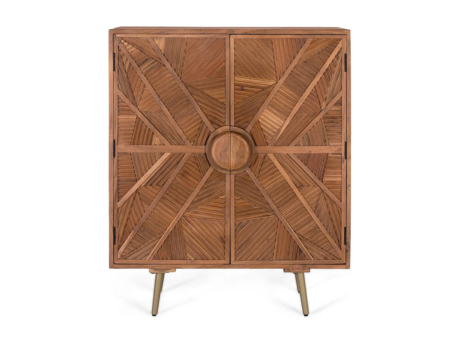 Buffet hoog in manguierbossen met gebeeldhouwde poorten