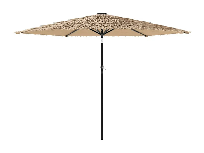 Draveil  Parasol met stalen paal 288x288x225 cm bruin