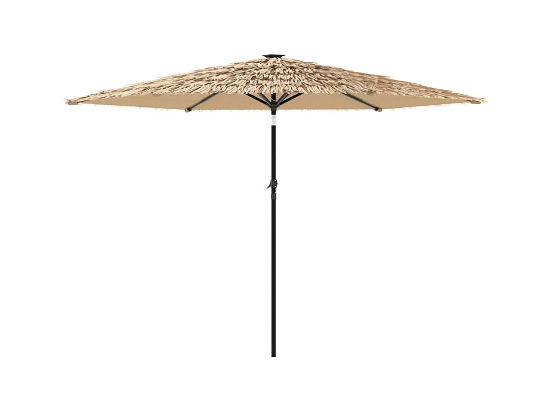 Draveil  Parasol met stalen paal 288x288x225 cm bruin