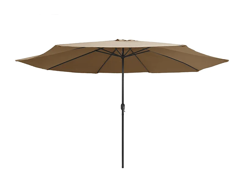 Orlinor  Parasol met metalen paal 390 cm taupe
