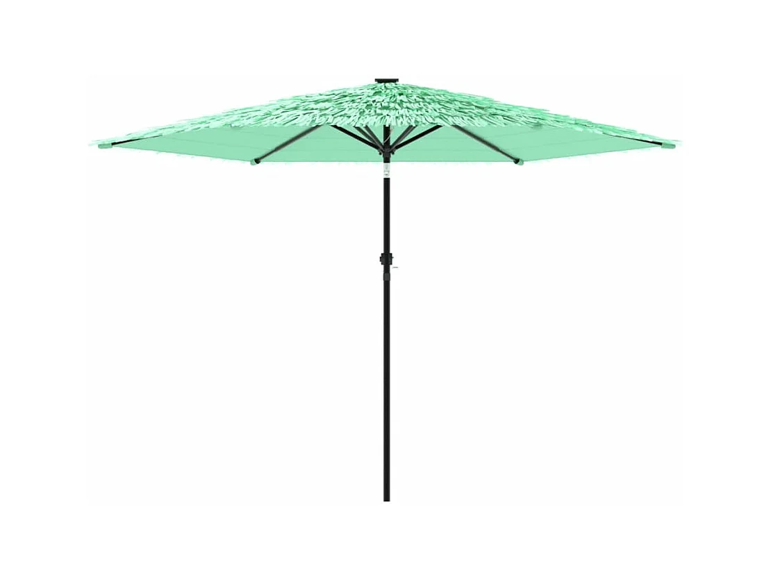 Draveil  Parasol de jardin avec mât en acier vert 288x288x225 cm