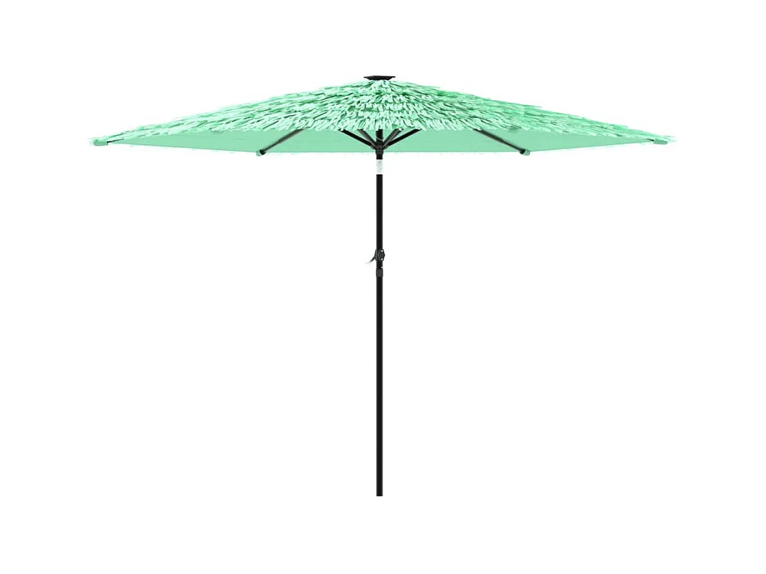 Draveil  Parasol de jardin avec mât en acier vert 288x288x225 cm
