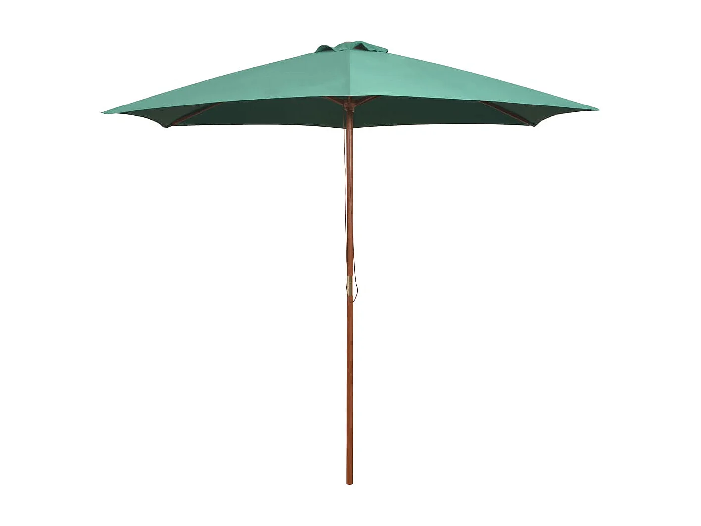 Inglewood  Parasol 270x270 cm houten paal groen