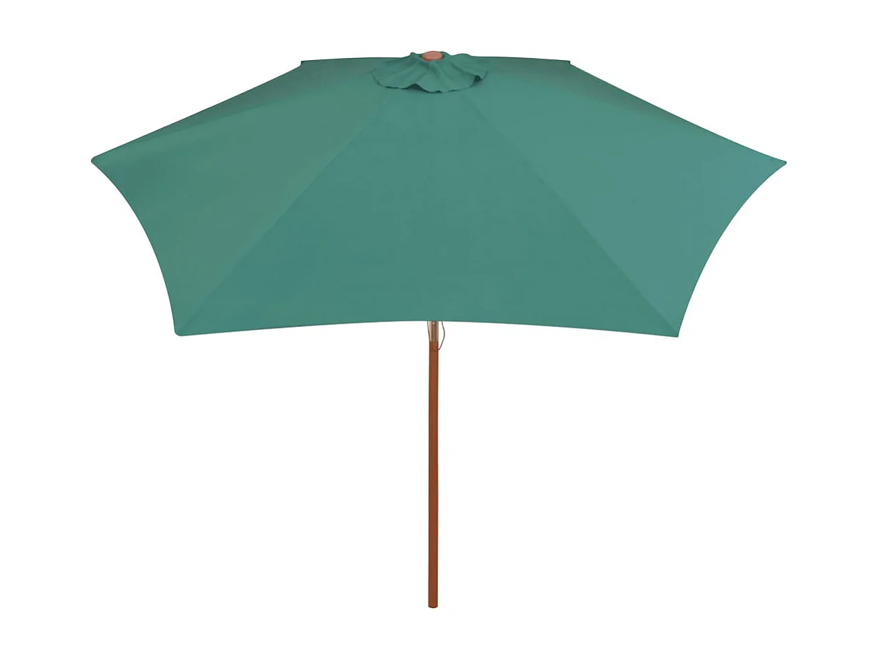 Inglewood  Parasol 270x270 cm houten paal groen